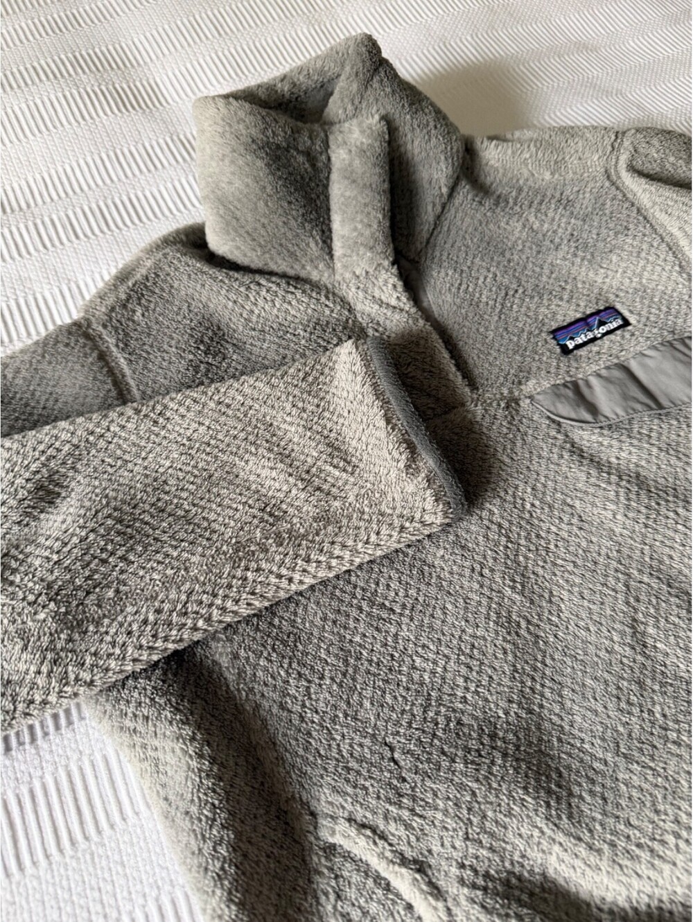 Patagonia Re Tool Snap T Polartec Fleece Pullover Women's Size Small Gray